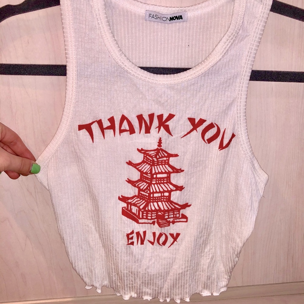 Fashionnova graphic crop top